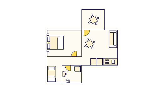 Ground-plan of the apartment - 5 - A7